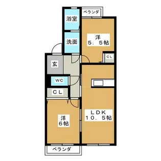 メゾン京命【4階】の間取り