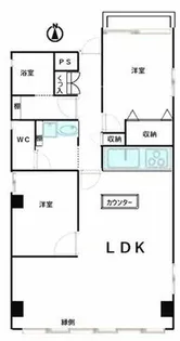 キャステル土川【2階】の間取り