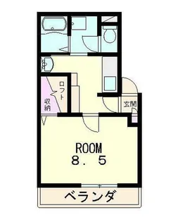ASTY 妙法寺 A棟【1階】の間取り