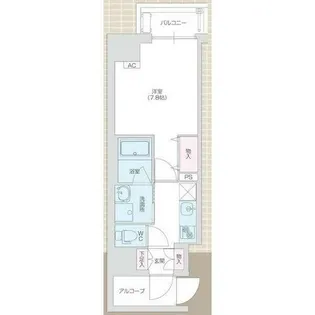 meLiV大曽根【8階】の間取り