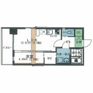 オリス丸の内【6階】の間取り