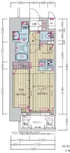 プレサンス上前津エレスタ【14階】の間取り