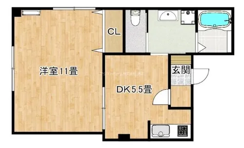 中井マンション【201号室】の間取り
