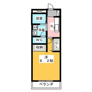 IZUステージV6【1階】の間取り