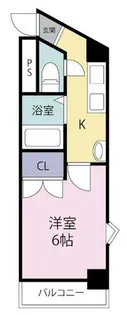 ビブレ城野【706号室】の間取り