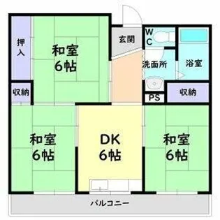 コーポエトワール【3階】の間取り