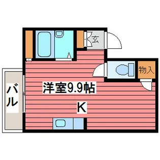グリーンヒルシャトー【4階】の間取り