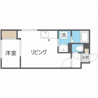 アールズシティ元町【105号室】の間取り