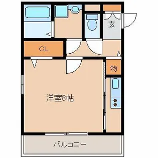 サニーコート杭瀬【3階】の間取り