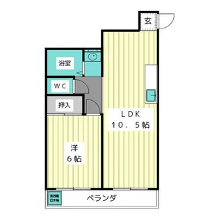 吉田マンション【2階】の間取り