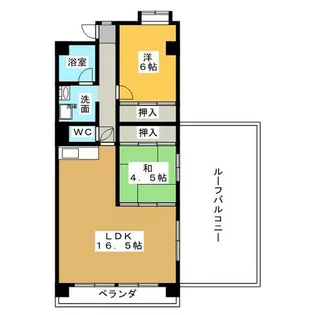 ハイライフメイユウ【5階】の間取り