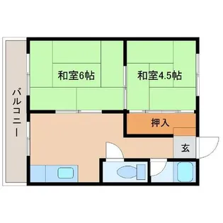 三興マンション【2階】の間取り