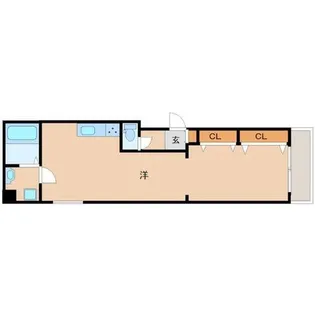 レクエルド東難波【2階】の間取り