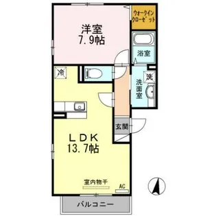 ゾンネ武庫之荘【3階】の間取り