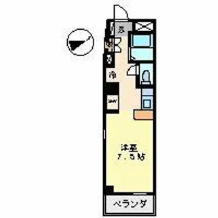 ドール新栄【7階】の間取り