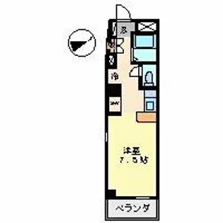 ドール新栄【7階】の間取り