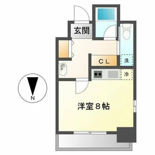 ル・ブルー鶴舞【11階】の間取り