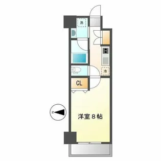 プロシード金山3【8階】の間取り