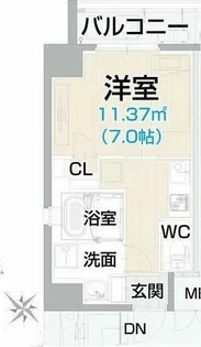 NNS121【9階】の間取り