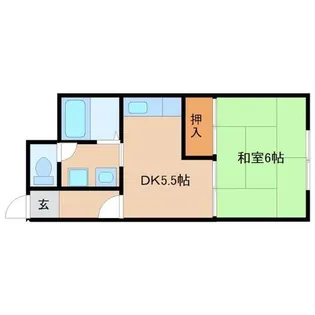 兵庫県尼崎市武庫之荘1丁目【マンション】の間取り