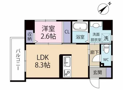 ル・シエル【2階】の間取り