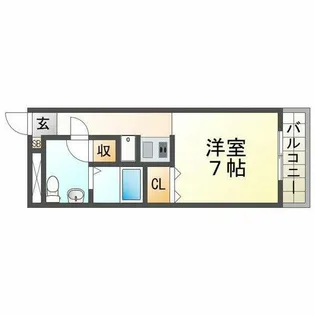 ソフィア武庫川【4階】の間取り