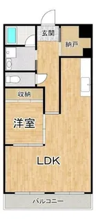 フラワー3番館【2階】の間取り
