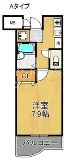 セゾンコート春木【2階】の間取り