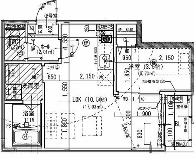 Jack harutaⅠ【2階】の間取り