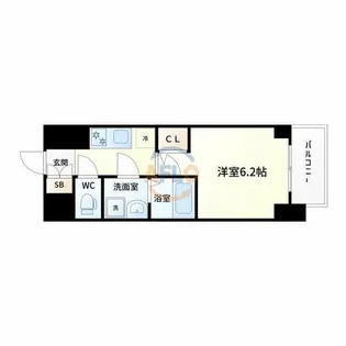 エスリードザ・グラン大阪サウス【2階】の間取り