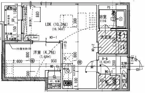 Jack ichibanⅠ【3階】の間取り