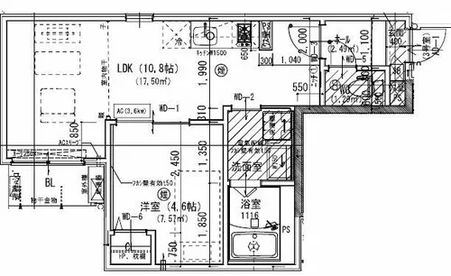 Jack ichibanⅡ【3階】の間取り