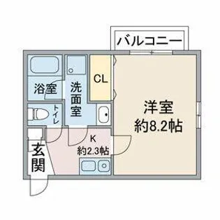 アリヴィオ東苑【2階】の間取り