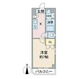 アールズタワー池下西【8階】の間取り