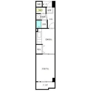アーバンドエル杁中【9階】の間取り