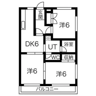 カーサ ルーチェ【2階】の間取り
