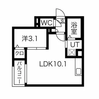 Jack kanseiⅣ【1階】の間取り