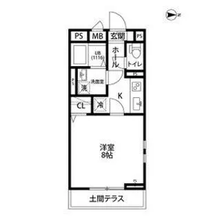 ライラックフジ【1階】の間取り