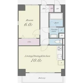 ハピネス【2階】の間取り