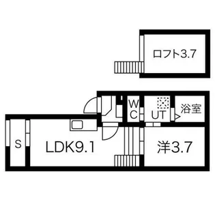 コンパートハウス大曽根【1階】の間取り