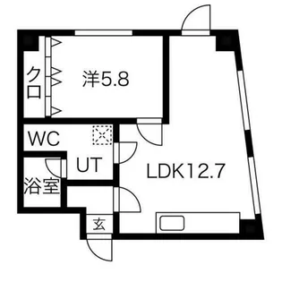ISM松原【2階】の間取り