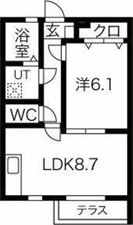若菜B【1階】の間取り