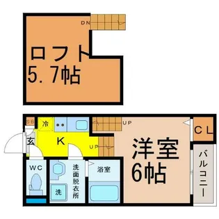 Orque(オルク)【2階】の間取り