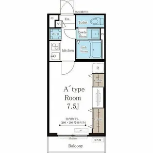 リブリ・露橋【3階】の間取り