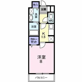 サニーコート(日置荘原寺町)【2階】の間取り