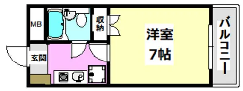 PAL千里丘(パルセンリオカ)【2階】の間取り