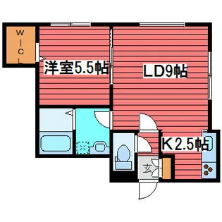 ジュピター月寒東Ⅰ【205号室】の間取り