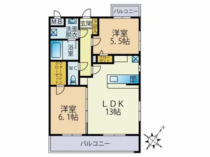 FHSビルNo.5【3階】の間取り