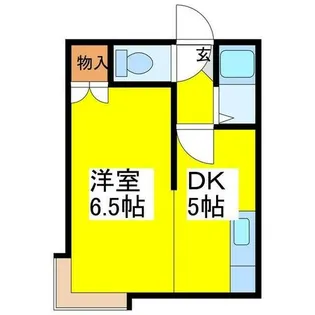 パレロワイヤルN7【105号室】の間取り