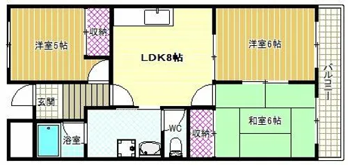 グレースコート青葉丘【1階】の間取り
